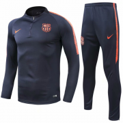 2018-19 Barcelona Borland Tracksuits Navy and Pants