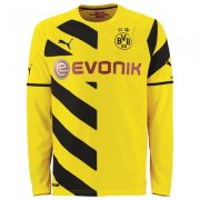 Borussia Dortmund 14/15 Long Sleeve Home Soccer Jersey