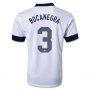 2013 USA #3 BOCANEGRA Home White Soccer Jersey Shirt