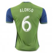 Seattle Sounders Home Soccer Jersey 2016-17 ALONSO 6