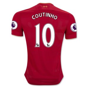 Liverpool Home Soccer Jersey 2016-17 COUTINHO 10