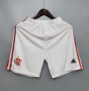 Flamengo White Soccer Shorts 2020/21
