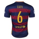 Barcelona Home Soccer Jersey 2015-16 XAVI #6