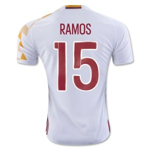 Spain Away Soccer Jersey 2016 RAMOS #15
