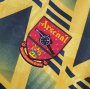 Retro Arsenal Away Yellow Soccer Jerseys 1991/93