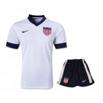 2013 USA Home White Soccer Jersey Kit(Shirt+Shorts)