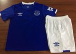 Children Everton Home Blue Soccer Suits 2019/20 Shirt and Shorts