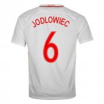 PolandHome Soccer Jersey 2016 6 Jodlowiec