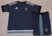 Kids Argentina Away Soccer Kits 2015-16(Shirt+Shorts)