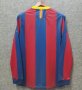 Retro Barcelona Home Long Sleeve Soccer Jerseys 2010/11