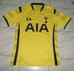 Tottenham Hotspur 14/15 Yellow Away Soccer Jersey