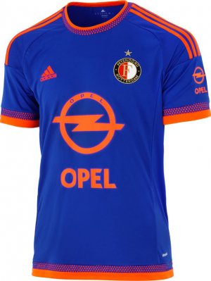 Feyenoord Away Blue Soccer Jersey 15-16