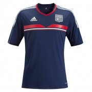 13-14 Olympique Lyonnais Away Navy Jersey Shirt