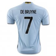 Belgium Away Soccer Jersey 2016 DE BRUYNE #7