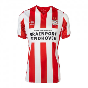 19-20 PSV Eindhoven Home Red&White Jerseys Shirt