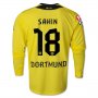 13-14 Borussia Dortmund #18 SAHIN Home Long Sleeve Shirt