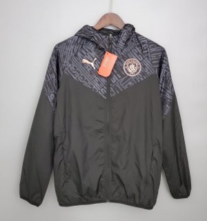 Manchester City Windbreaker Black 2021/22