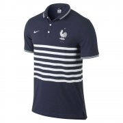France 2014 Short Sleeve Blue Polo T-Shirt