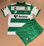 Children Santos Laguna Home Soccer Suits 2019/20 Shirt and Shorts