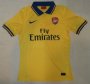 13-14 Arsenal Away Yellow Jersey Kit(Shirt+Shorts)