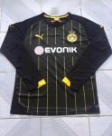 Borussia Dortmund 14/15 Long Sleeve Away Soccer Jersey