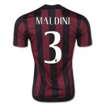 AC Milan Home Soccer Jersey 2015-16 MALDINI #3