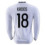 Germany Home Soccer Jersey 2016 KROOS #18 LS