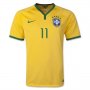 2014 Brazil #11 OSCAR Home Yellow Jersey Shirt