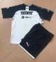 Children Monterrey Away White Soccer Suits 2019 Shirt and Shorts