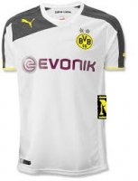 13-14 Borussia Dortmund Goalkeeper White Jersey Shirt