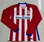 Atletico Madrid Home Soccer Jersey 2015-16 LS