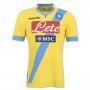 13-14 Napoli #7 Callejon Away Yellow Jersey Shirt
