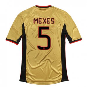 13-14 AC Milan #5 Mexes Away Golden Jersey Shirt
