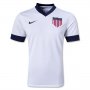 2013 USA #3 BOCANEGRA Home White Soccer Jersey Shirt