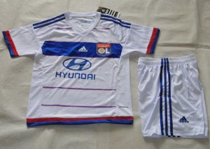 Kids LYON Home Soccer Kit 2015-16(Shirt+Shorts)