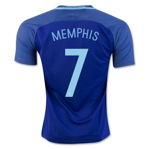 Netherlands Away Soccer Jersey 2016 MEMPHIS 7