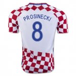 Croatia Home Soccer Jersey 2016 Prosinecki 8