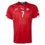 2014 Switzerland #7 BARNETTA Home Soccer Jersey