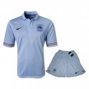 2013 France Away Jersey Kit(Shirt+Shorts)