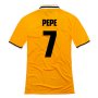 13-14 Juventus #7 Pepe Away Yellow Jersey Shirt