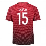 Turkey Home Soccer Jersey 2016 15 Topal
