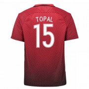 Turkey Home Soccer Jersey 2016 15 Topal
