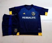 Kids LA Galaxy Away Soccer Kit 2015-16(Shirt+Shorts)