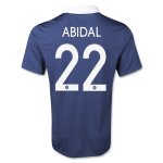 2014 France ABIDAL#22 Home Navy soccer Jersey Shirt