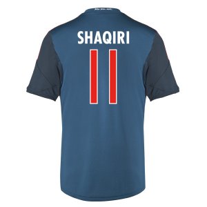 13-14 Bayern Munich #11 Shaqiri Away Black&Blue Jersey Shirt