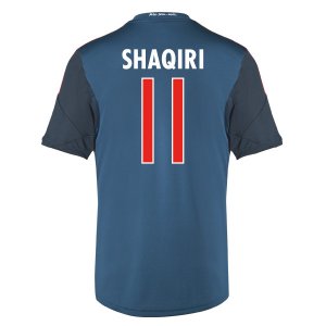 13-14 Bayern Munich #11 Shaqiri Away Black&Blue Jersey Shirt