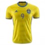 Sweden Home Soccer Jersey 2016 KALLSTROM #9