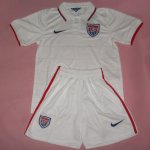 Kids 2014 World Cup USA Home Whole Kit(Shirt+Shorts)