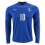 Italy Home Soccer Jersey 2016 VERRATTI #10 LS