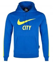 Manchester City 14/15 Dark Blue Core Hoody Top